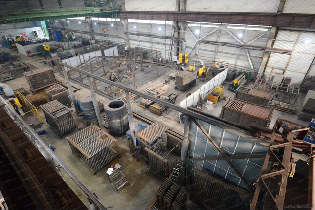 Газовый котел 3.5 МВт производство