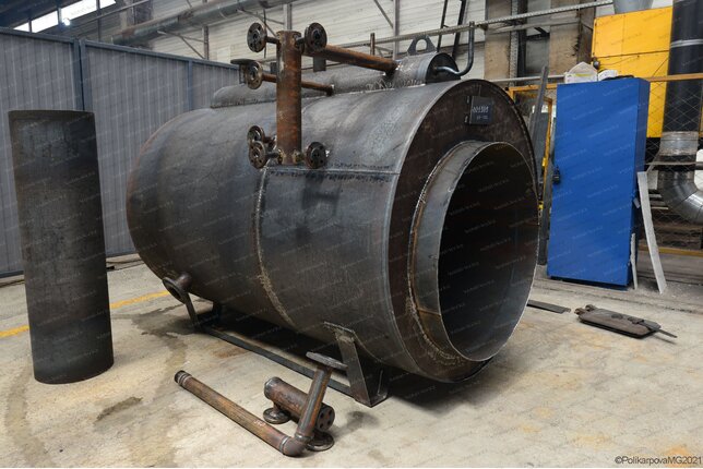Паровой котел 1200 кг в час на газу температура пара 130 С изготовление